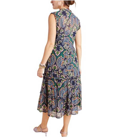 Anthropologie Paisley Midi Dress - Multicolor - Picture 2 of 16